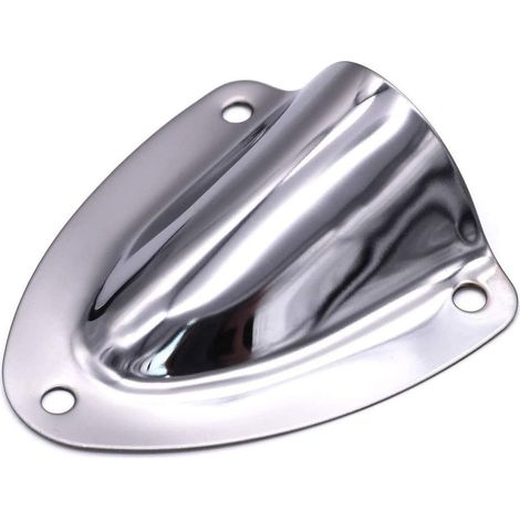 Lot de 2 grilles d'aération en Acier Inoxydable pour Bateau,Couvercle d'évent de câble Passe-câble à Travers Le matériel du Couvercle de Protection(55x63mm) (1/5)