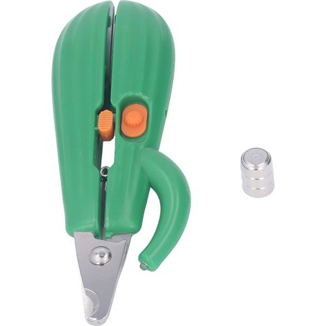 Coupe-griffes chat en forme de cactus, coupe-ongles pour animaux avec lime et lumière LED, anti-champignon, vert (1/5)