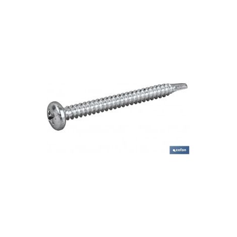 Pack mit 250 selbstbohrenden Schrauben DIN 7504N C-8 M-4,8 x 45 Z