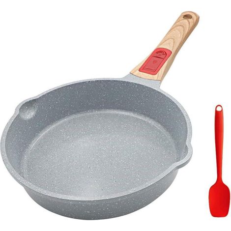 Keramik Bratpfanne 20 cm, Antihaft, abnehmbarer Griff, Backofenfest, Blau (1/5)