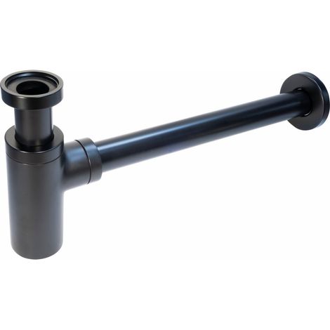 SKY BATH SIF002/NG Sifón Cilíndrico Negro Mate - ref: SIF002/NG