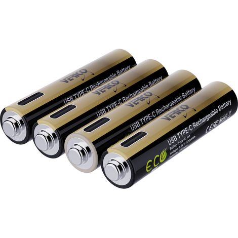 Batterie VERICO Li-Ion Loop Energy, AAA PRO, pack de 4