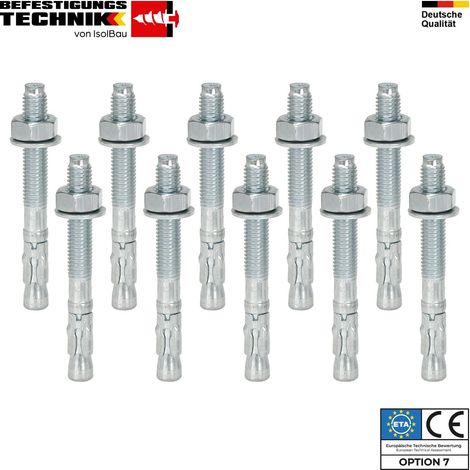 IsolBau Mechanischer Anker ETA Schwerlastanker M10x100mm 10 Stk. (1/5)