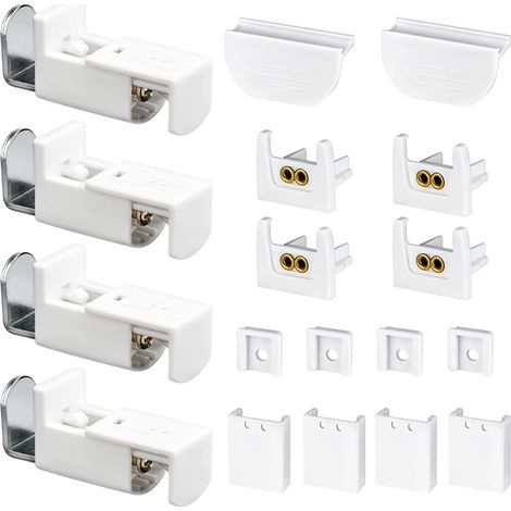 Supports de Serrage pour Store Enrouleur - 18 Pièces, Fixation Sans Perçage pour Fenêtres et Portes, Facile à Installer