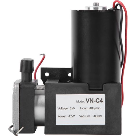 Mini pompe à vide DC 12V, accessoire mécanique sans balais, pièces industrielles silencieuses VN-C4 (1/5)