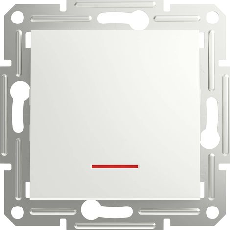SCHNEIDER ELECTRIC BOUTON-POUSSOIR ASFORA BLANC (RAL 9003) EPH1670121D (1/5)