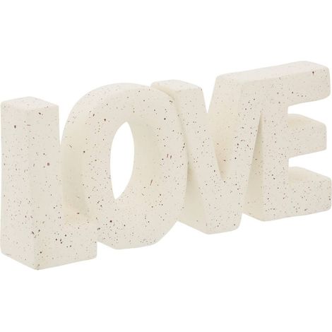 Lettera decorativa deniz h. 9 cm beige - Atmosphera créateur d'intérieur (1/2)