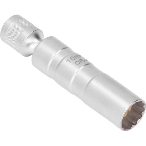3/8"-Magnet-Zündkerzensteckschlüssel, universell, dünnwandig, 12-kantig, 16 mm Aus- und Einbauwerkzeug, magnetische Spitze (1/5)