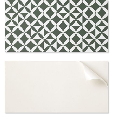 Panel de pared de vinilo estampado para comedor, 100x50 cm, dise帽o geom茅trico de tablero de ajedrez.