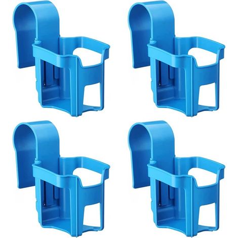 AGE 4 Pièces Porte Gobelet Piscine,Multifonctionnel Porte Gobelet Au Bord De La Piscine,Porte-gobelet Détachable,Accessoires De Piscine,Panier De Rangement,pour Les Fêtes D'été à La Plage Baignoires (1/5)