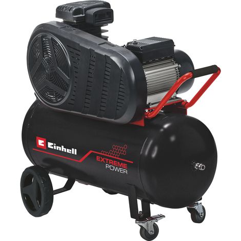 Einhell Kompressor TE-AC 430/90/10 (3000 W., max. 10 bar, 90 l-Tank, 430 l/min Ansaugleistung, Motordrehzahl 2850 min-1, Druckminderer, ölfrei) (1/5)
