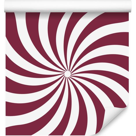Papier peint hippie rose, blanc et gris clair 50x1000 cm (1/5)