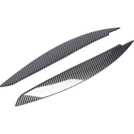 2 Stück Frontscheinwerferblenden links rechts Zierblenden im Carbon-Look für 1er BMW E81 E82 E87 E88 2006-2013 (1/5)