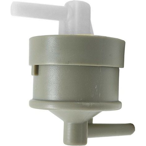 Two grey plastic parts for SUV: fuel/gas filter 90917-11044, compatible with Toyota. (1/5)