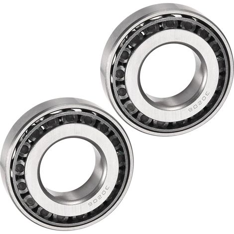 2Pcs Roulement à Rouleaux Coniques 30206 - [30mm X 62mm X 17.5mm] Ensemble De Cône Et De Cuvette En Acier Chromé Pour Utilisation Dans Les Systèmes De Convoyage (1/5)