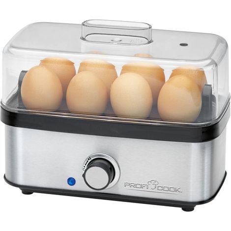 Profi-cook PC-EK1275 Cuiseur à œufs inox 8 œufs