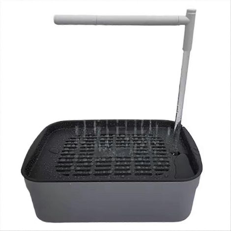 Baignoire pour perroquets et oiseaux avec système de circulation d'eau automatique, douche et fontaine électriques USB pour animaux de compagnie. (1/5)