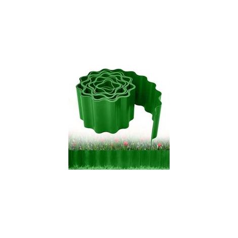 Bordure de Jardin en Plastique, 12 Mètres Flexible Bordures de Pelouse, Bordure de Parterre de Fleurs, Pliable Bordure de Gazon Décorative de Jardin pour Courbes, 20cm de Haut