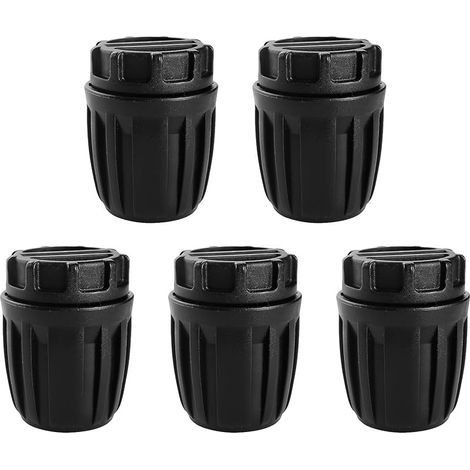 5 Pièces Raccords D'irrigation Goutte à Goutte pour Tubes 20mm, Adaptateur Bouchons D'Irrigation Goutte, Raccords D'irrigation Droits, Connecteur de Tuyau D'irrigation (1/5)