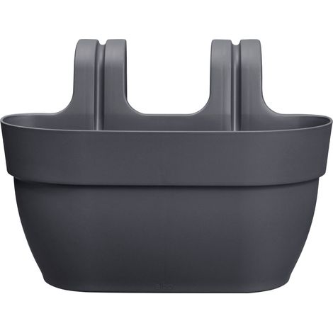 Vibia Campana Easy Hanger Large Elho – vaso sospeso resistente per balconi - Colore: Antracite