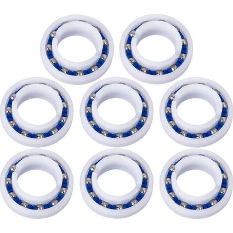 CSPARCV Confezione da 10 cuscinetti a sfera adattabili per ruota da 180 mm del robot pulitore per piscine C60, dimensioni: esterno 1,1 pollici, interno 0,6 pollici (1/5)