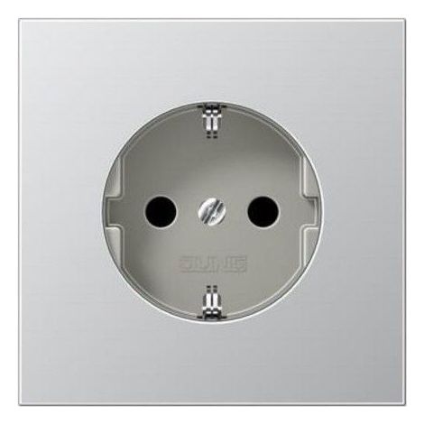 Deutsche Steckdose 16A 250V Aluminium JUNG AL1521KI