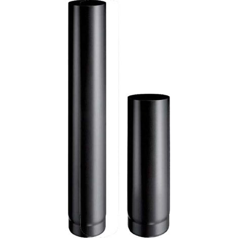 TUBO M/F NERO PESANTE PER STUFE Ø130 x 250 mm