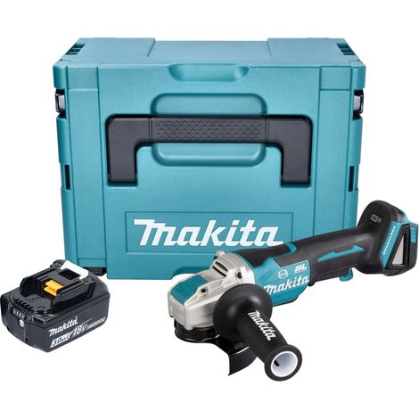 Smerigliatrice angolare a batteria Makita DGA 520 F1JX1 18 V 125 mm X-LOCK Brushless + 1x batteria ricaricabile 3,0 Ah + Makpac - senza caricabatterie
