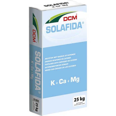 DCM Profi Biokalk chaux de jardin Solafida 25 kg engrais organique, chaux pour gazon, plate-bande à fleurs