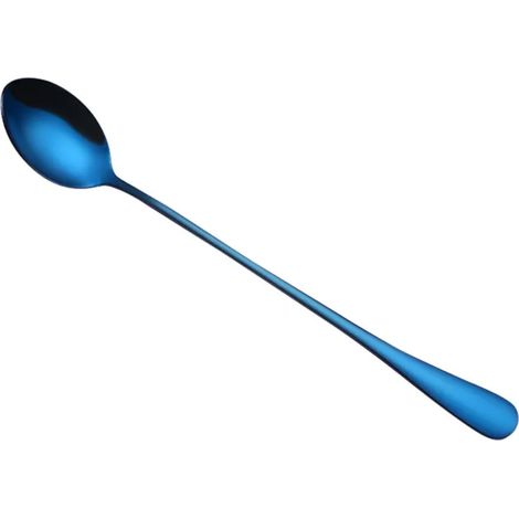 Cuillère - Acier Inoxydable 410 - Longue Tige - Pour Café Thé Dessert - Lot de 6 (1/5)