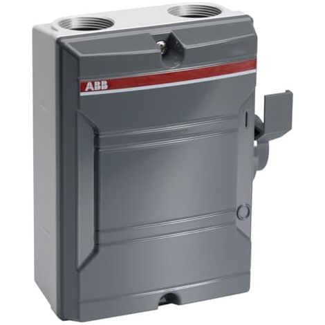 Coffret de Proximité Alu 40A 2 pôles IP65 Gris 2CMA142414R1000 ABB 999013