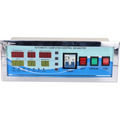 Incubateur automatique pour œufs de volaille XM-18G avec capteur de température et d'humidité (poulets, oies, canards) - 110 V (1/5)