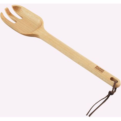 Fourchette à portionner Kuhn Rikon en érable, fourchette de service, ustensile de cuisine, bois, 30 cm, 20152