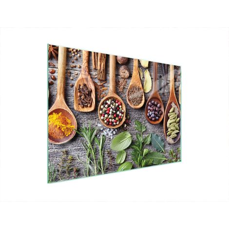 GLASSCHUTZPLATTE FÜR HERD 70x52 SPICES (1/5)