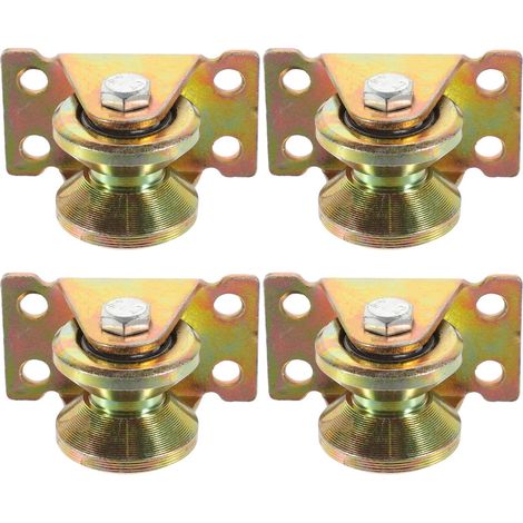 Unomor Lot de 4 poulies de guidage robustes en acier pour (1/5)