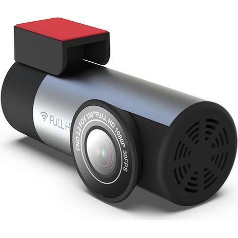 Caméra embarquée DVR pour voiture avec grand angle de 150°, Wi-Fi intégré et vision nocturne