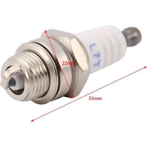 Lot bougie allumage universelle 55x22mm – pour tondeuses, débroussailleuses, taille-haies, scies chaîne