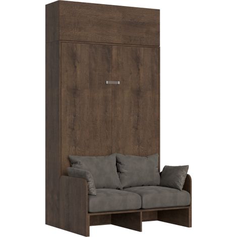Letto 120 Sofà Kentaro noce con pensile vasistas  (ALESSIA 20) (1/5)