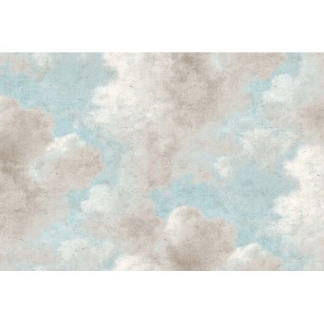 Papier peint panoramique nuage vintage Tapisserie panoramique ciel & nuage effet peinture Papier peint panoramique plafond & escalier (1/2)