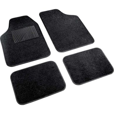 Cosmo, serie tappeti in moquette universali, 4 pz - Nero (1/5)