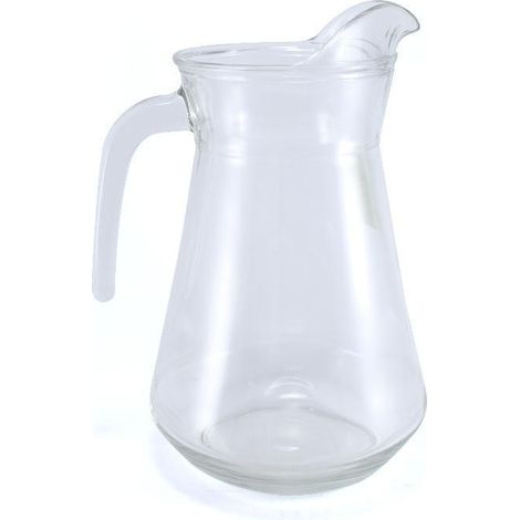 1,3 lts. jarra cristal transparente 1300 cc vidrio mod venus, similar jarra broc