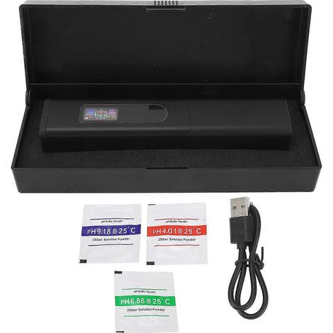 Wasserqualitätstester 5 in 1 pH TDS Temperatur EC Salzmesser LCD-Anzeige für Pflanzzwecke