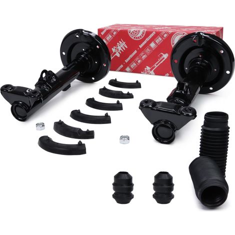 KIT AMORTIGUADORES + topes "MS" delanteros MERCEDES C (CL203), C T-MODEL (S203), C (W203), CLC (CL20