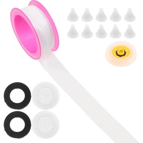 Kit de remplacement d'accessoires pour pommeau de douche IMIKEYA avec pièces robustes en silicone et en plastique pour douchette à main (1/5)