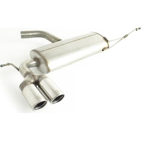 Silencieux Echappement Inox Ulter VW Scirocco 3 2008 a 2013 2x70mm-36948392