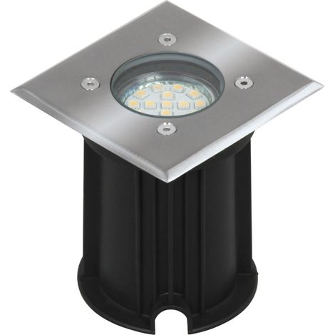 Smartwares 01.586.20 Luminaire extérieur encastrable GU10 LED 3 W argent Y142182 (1/4)