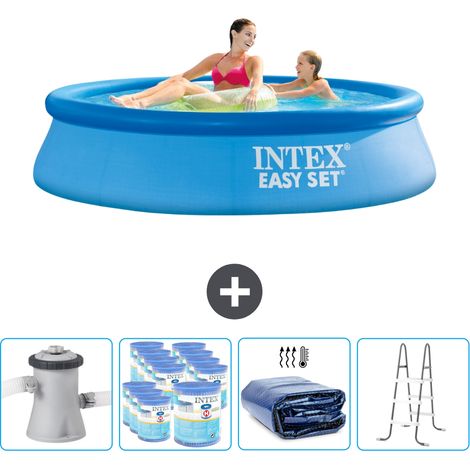 Intex Piscine Easy Set Ronde - 244x61 cm - 5-pièces SCB95 (1/5)