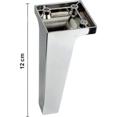 Piede per mobile cromato 12 h Y834CR