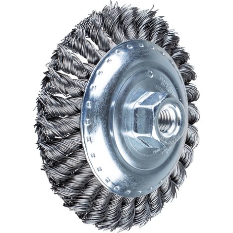 PFERD TOOLS Kegelbürste gezopft KBG Ø 125 x 15 mm M14 Stahl-Draht-Ø 0,50 für Winkelschleifer POS KBG (1/5)