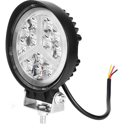 Phare LED étanche de 4,5 pouces transformé en phare de travail rond, adapté aux VTT tout-terrain, aux UTV, aux camions et aux motos. (1/5)